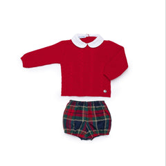 Juliana Completo Maglioncino e Coulotte Tartan Invernale (Copia)