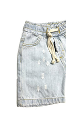 REBEL BERMUDA JEANS NEONATO CON ELASTICO IN VITA