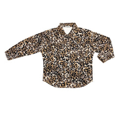 Camicia bambina leopardata
