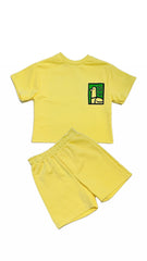 MRL Completo Bambino Felpa Cotone Mezza Manica con Bermuda