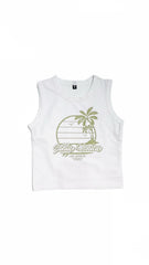 Completo Tre Pezzi Neonato in Cotone camicia canotta short
