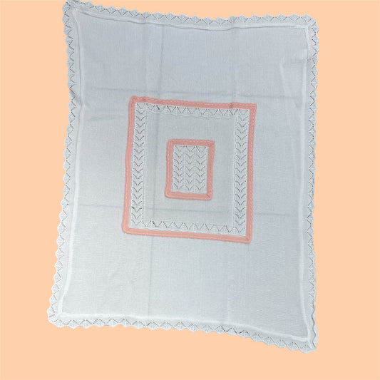 Pappa e Latte Scialle in Filo da Neonata