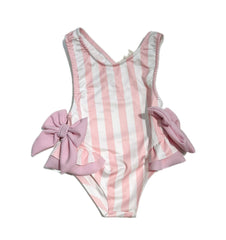 Costume Intero Mare Neonata con Fiocchi