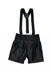 Bermuda Bambino Classic con Fascia Smoking e Bretelle