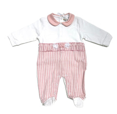 Pastello Chic Tutina in Cotone Bielastica Da Corredino