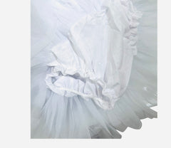 Gonna in Tulle Balze Con Coulotte Da Neonata