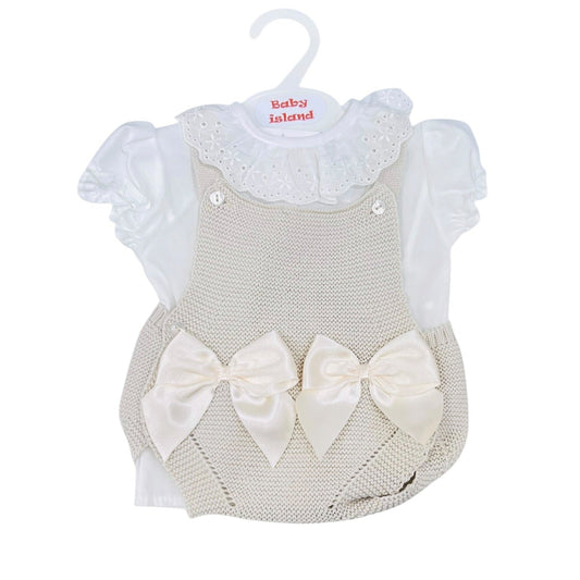 Fruit Pagliaccetto Con Fiocchi in Filo con Camicia (Copia)