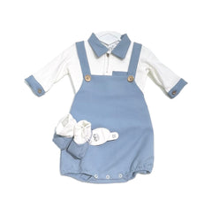 Il Corredino Pagliaccetto e maglia Neonato Caldo Cotone