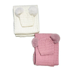 Batuffolini Copertina Culla Smacchinata con Cappello Pompon Primi Giorni