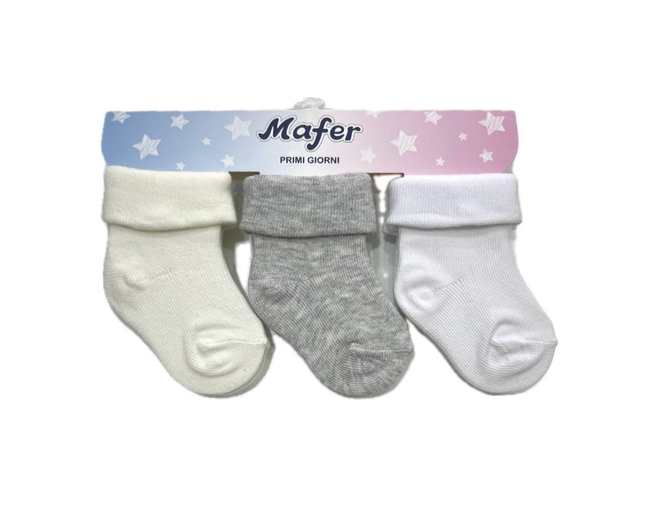 Mafer Tris Calzini Primi Giorni in Caldo Cotone – Baby island