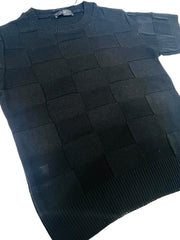Attuality Maglia in Filo Mezza Manica Damier Bambino
