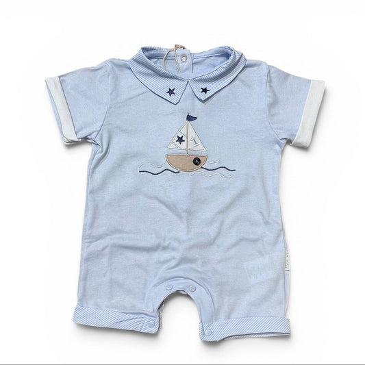 Les Jolies Pagliaccetto Ricamo Vela 100% Cotone