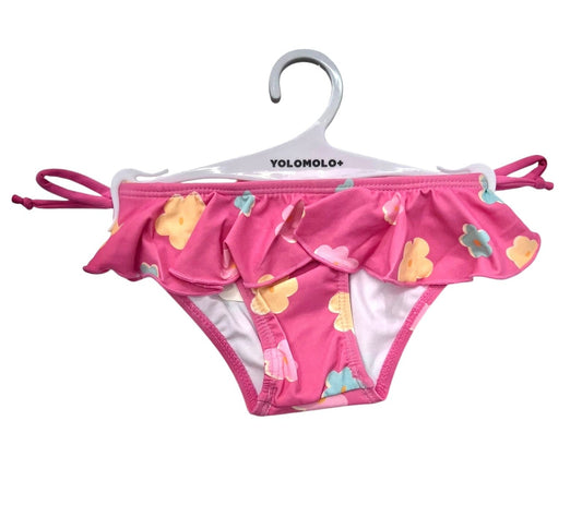 Costume Mare Da Neonata Con Rouches e Laccetti