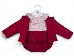 Completo Tre Pezzi Camicia Giacchino Coulotte m. Lana