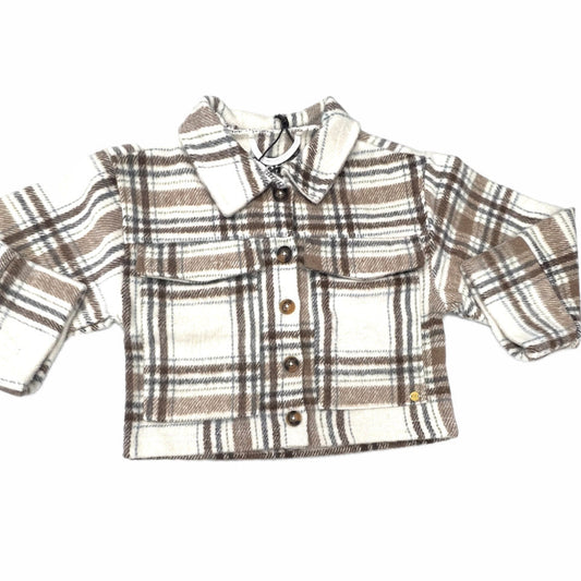 Koko Noko Jacket Quadri Flanella da Bambina