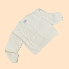 Pull in Lana Bambina Ativo Con Spalle Scoperte