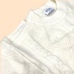 Pull in Lana Bambina Ativo Con Spalle Scoperte