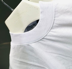 Just West T-Shirt Over Size 100% Cotone Mezzo Collo per Neonati