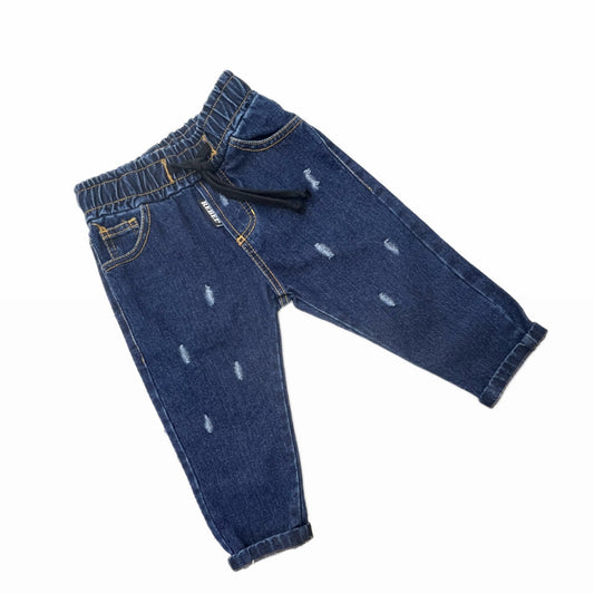 Rebel Jeans con Elastico in Vita Da Neonato.