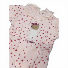 Pastello Tutina in Ciniglia Da Neonata