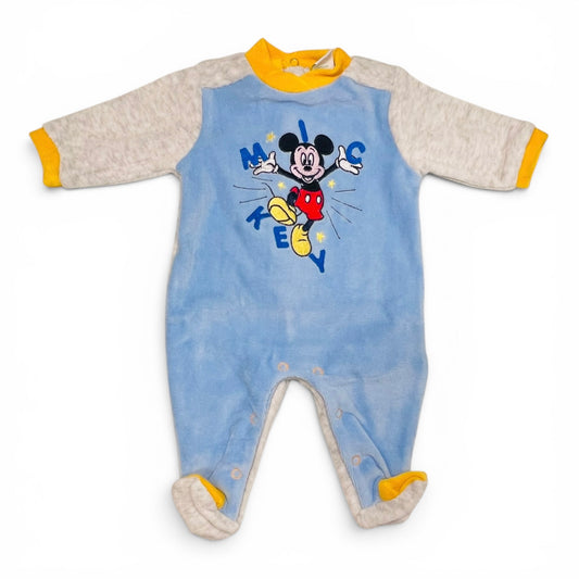 Disney Tutina in Ciniglia Micky Mouse Ricamata Da Neonato