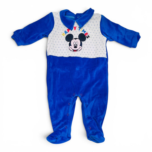 Disney Tutina in Ciniglia Micky Mouse Ricamata Da Neonato