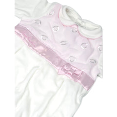 Pierre Cardin Limited Edition Tutina in Ciniglia e in Pizzo Da Neonata