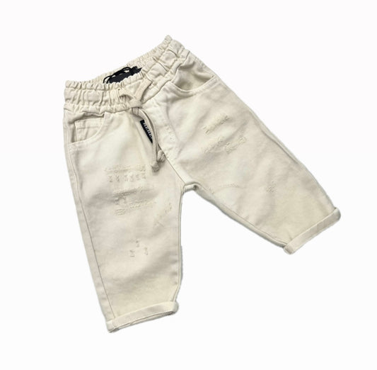 Rebel Pantalone Bull con Elastico in Vita Da Neonato