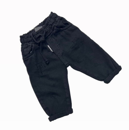 Rebel Pantalone Bull con Elastico in Vita Da Neonato