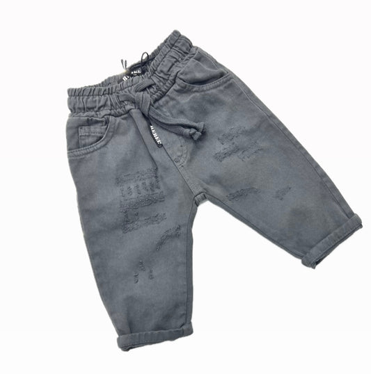 Rebel Pantalone Bull con Elastico in Vita Da Neonato