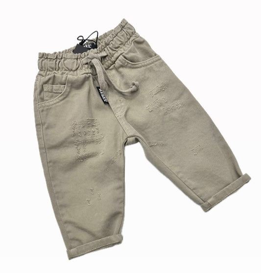 Rebel Pantalone Bull con Elastico in Vita Da Neonato