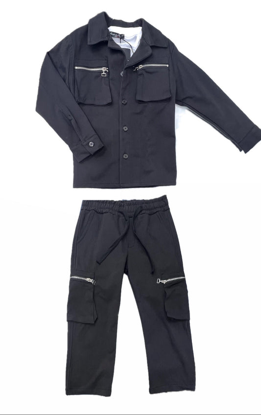 Completo Tasconi Tre Pezzi Pantalone Camicia E Maglia