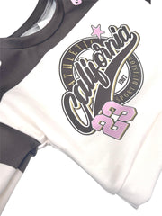 Felpa Maglia Baseball Invernale Da Bambina