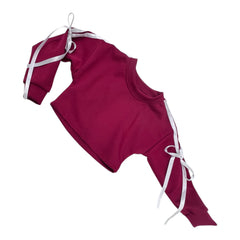 Completo Felpa e Gonna Da Bambina