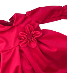 Abitino in Velluto Natalizio Da Neonata