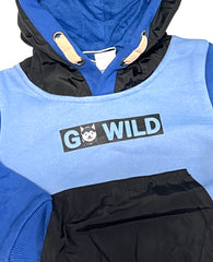 Ativo Felpa Neonato Con Cappuccio E Tascone Invernale