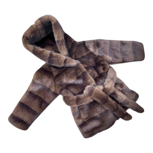 Pelliccia Saint Moritz Color Miele mod. Visone Da Neonata