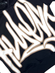 Attuality Brand Felpa Da Neonato Con Cappuccio Nera