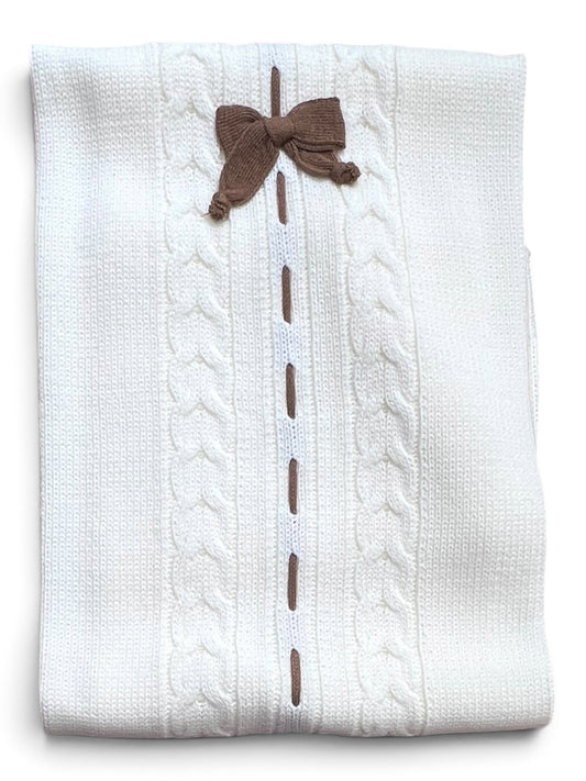 Pappa e Latte Coperta in Lana con Fiocco Da Neonati (Copia)