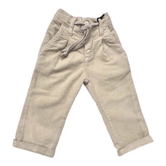 Rebel Pantalone Velluto con Pinces Da Neonato