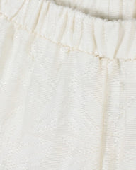 MELANY ROSE TOP CON SHORT IN TESSUTTO STRUTTURATO E RICAMATO