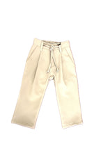 PIERRE CARDIN PANTALONE FONDO AMPIO DOPPIA PINCES BEIGE RAGAZZO