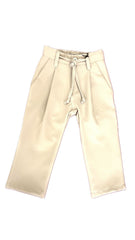 PIERRE CARDIN PANTALONE BAMBINO FONDO AMPIO DOPPIA PINCES BEIGE