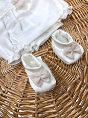Le Chicche Scarpine in Cotone Bielastico con Fiocco