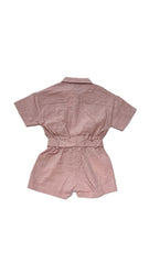 Tutina Bambina Diamond 100% Cotone con Cintura e Tasche