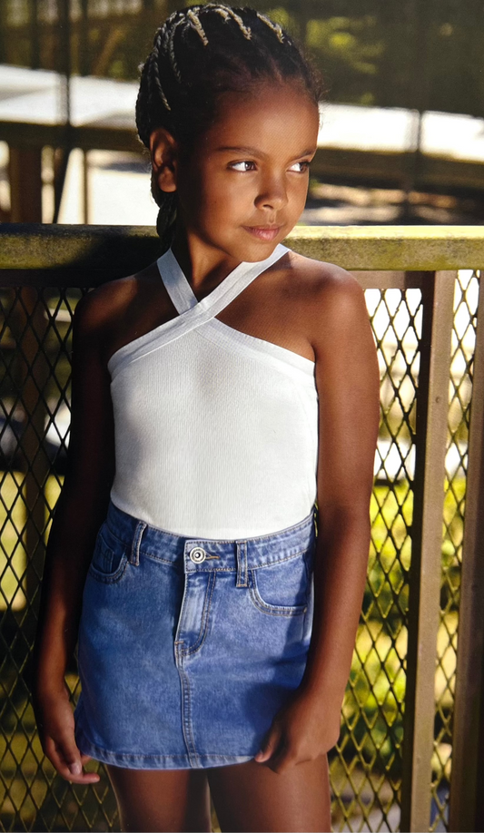 Ativo Canotta Incrocio Costine 95%cotone 5%elastane