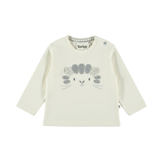 DIRKJE Maglia con Leoncino Neonata
