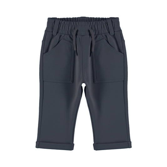 DIRKJE Pantalone Classico con Elastico in Vita