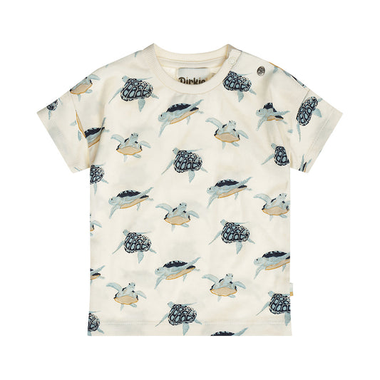 Dirkje T-shirt Neonato Con Stampa Tartarughine