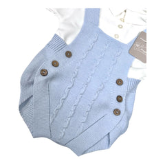 Nazareno Gabrielli Set In Filo Pagliaccetto-Camicia-Cuffietta-Scarpine (Copia)